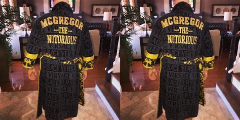 mc gregor robe from versace|It's no 'F.